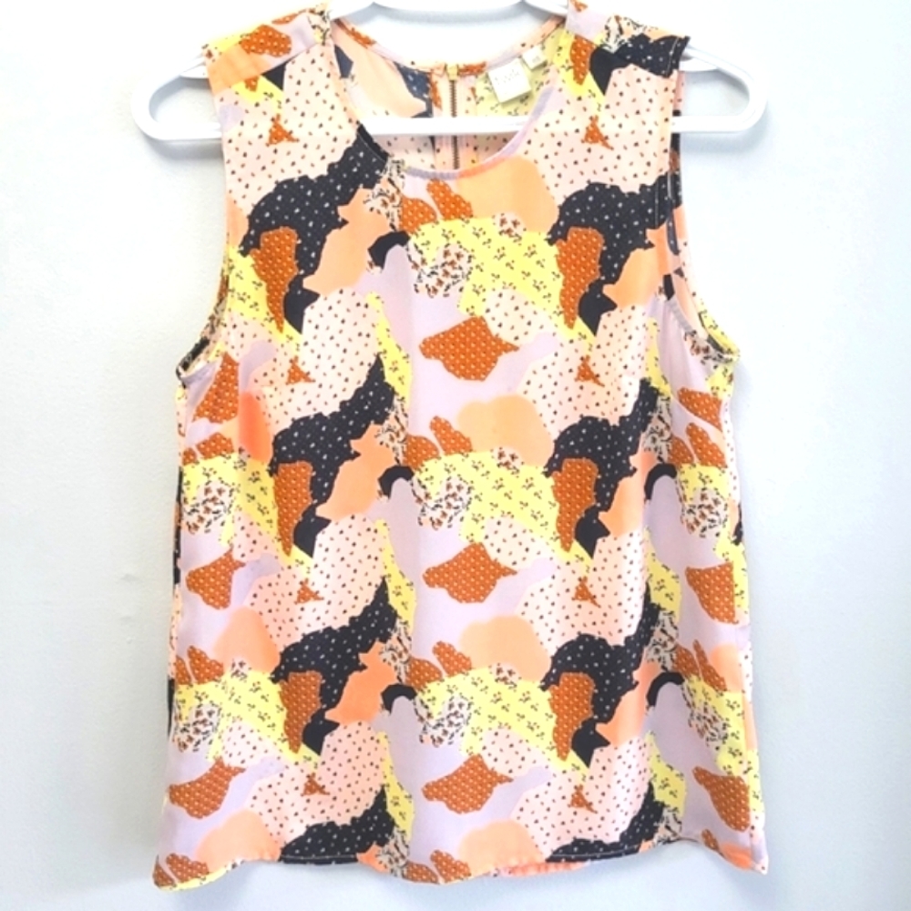Simons Twik Patchwork Print Ditsy Floral Tank Top